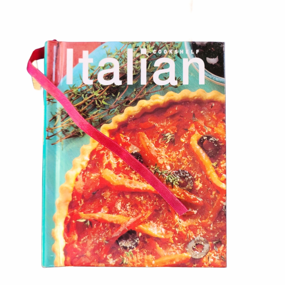 Italian Cookbook with Red Ribbon
